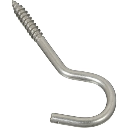 National Hardware National Hardware Silver Stainless Steel 4-1/4 in. L Screw Hook 50 lb 1 pk N220-814